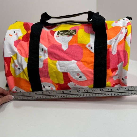 Benefit "Faces” Large Weekend Duffle Tote Limited Edition Travel Bag - Picture 4 of 13